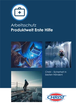 Christ Arbeitsschutz – PDF Blätterkatalog: Produktwelt Erste Hilfe Ausrüstung